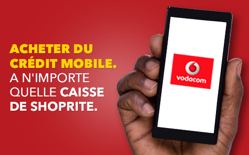 ACHETER DU CREDIT MOBILE. A N'IMPORTE QUELLE CAISSE DE SHOPRITE. ACHETER DU CREDIT MOBILE. A N'IMPORTE QUELLE CAISSE DE SHOPRITE.