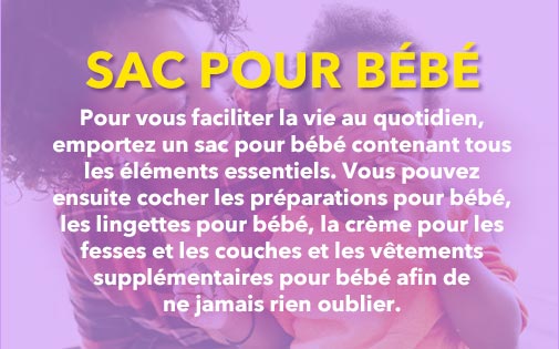 SAC POUR BÉBÉ SAC POUR BÉBÉ
