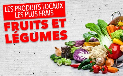 TROUVEZ DES PRODUITS FRAIS ACHETÉS LOCALEMENT À BAS PRIX. TROUVEZ DES PRODUITS FRAIS ACHETÉS LOCALEMENT À BAS PRIX.