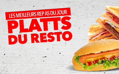 TROUVEZ LES PLATS FRAICHEMENT PRÉPARÉS À NOTRE RESTO. TROUVEZ LES PLATS FRAICHEMENT PRÉPARÉS À NOTRE RESTO.